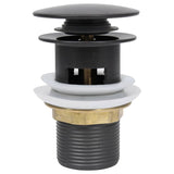VidaXL drain Pop-up with overflow 6.4x6.4x9.1 cm Gray