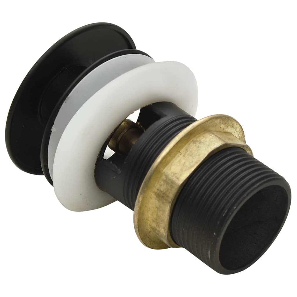 VidaXL drain Pop-up with overflow 6.4x6.4x9.1 cm Gray