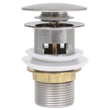 Vidaxl drening pop-up com transbordamento 6.4x6.4x9.1 cm de cor prata