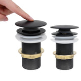 Vidaxl drain Pop-up without overflow 6.4x6.4x9.1 cm Black