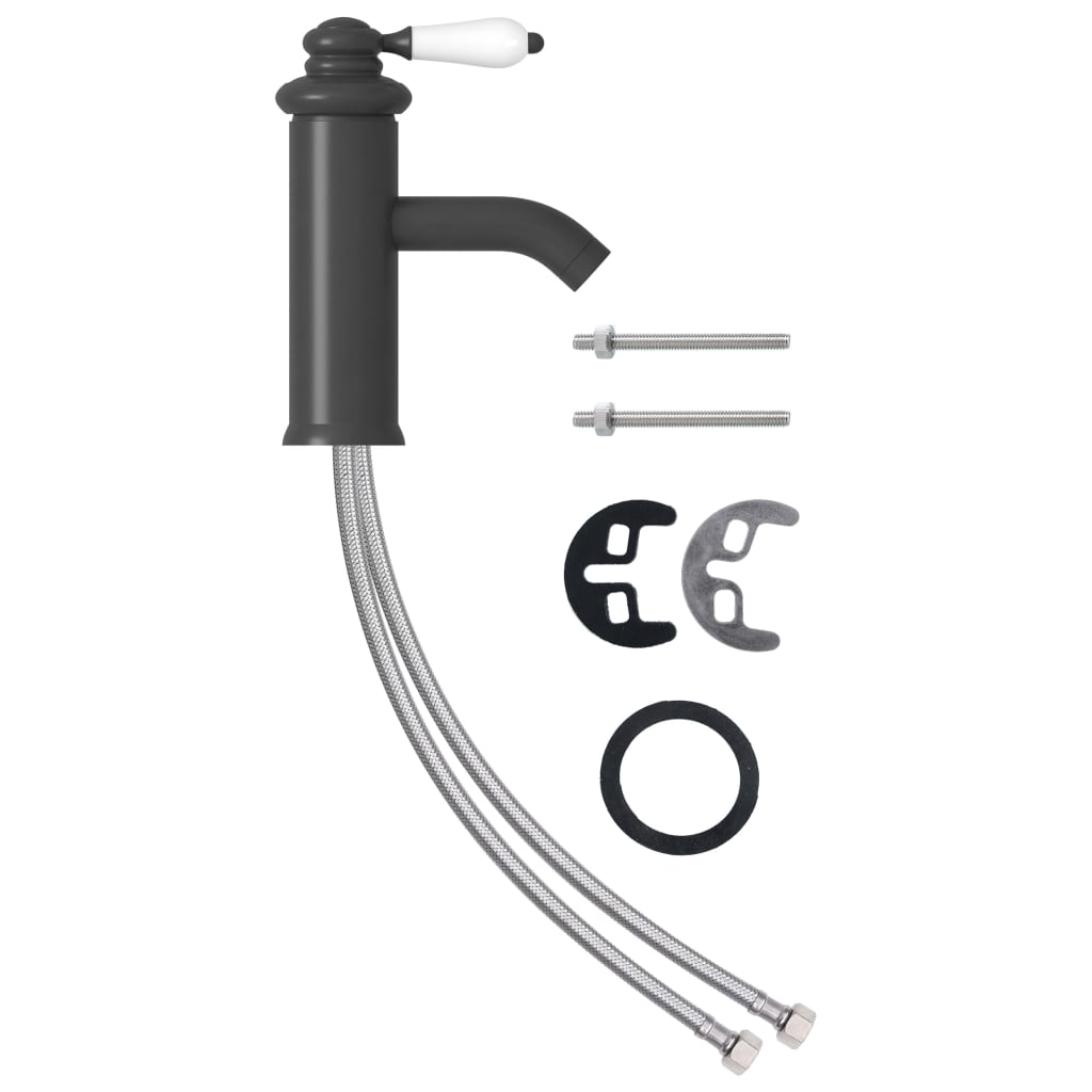 Vidaxl Washbasin Faucet 130x180 mm grå