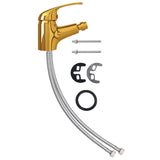Vidaxl Bidet zawór 13x12 cm złota