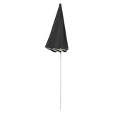 Vidaxl parasol s ocelovým pólem 180 cm antracite -colored