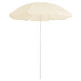Vidaxl parasol s ocelovým pólem 180 cm písek -