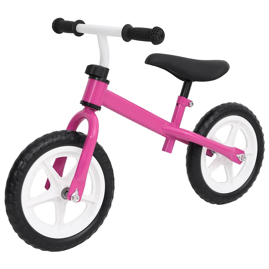 Vidaxl Balance Bike z 9,5 -palčnim kolesom roza