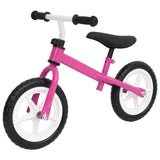 Vidaxl Balance Bike z 9,5 -palčnim kolesom roza
