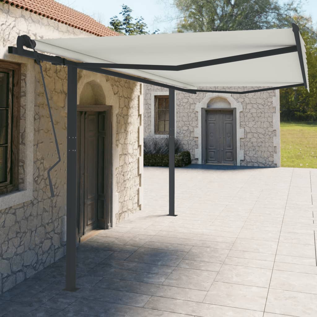 VidaXL Laifel Pole set 450x245 cm Iron anthracite -colored