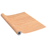Vidaxl pohištvo olje samopodprti 500x90 cm PVC javor -obarvan