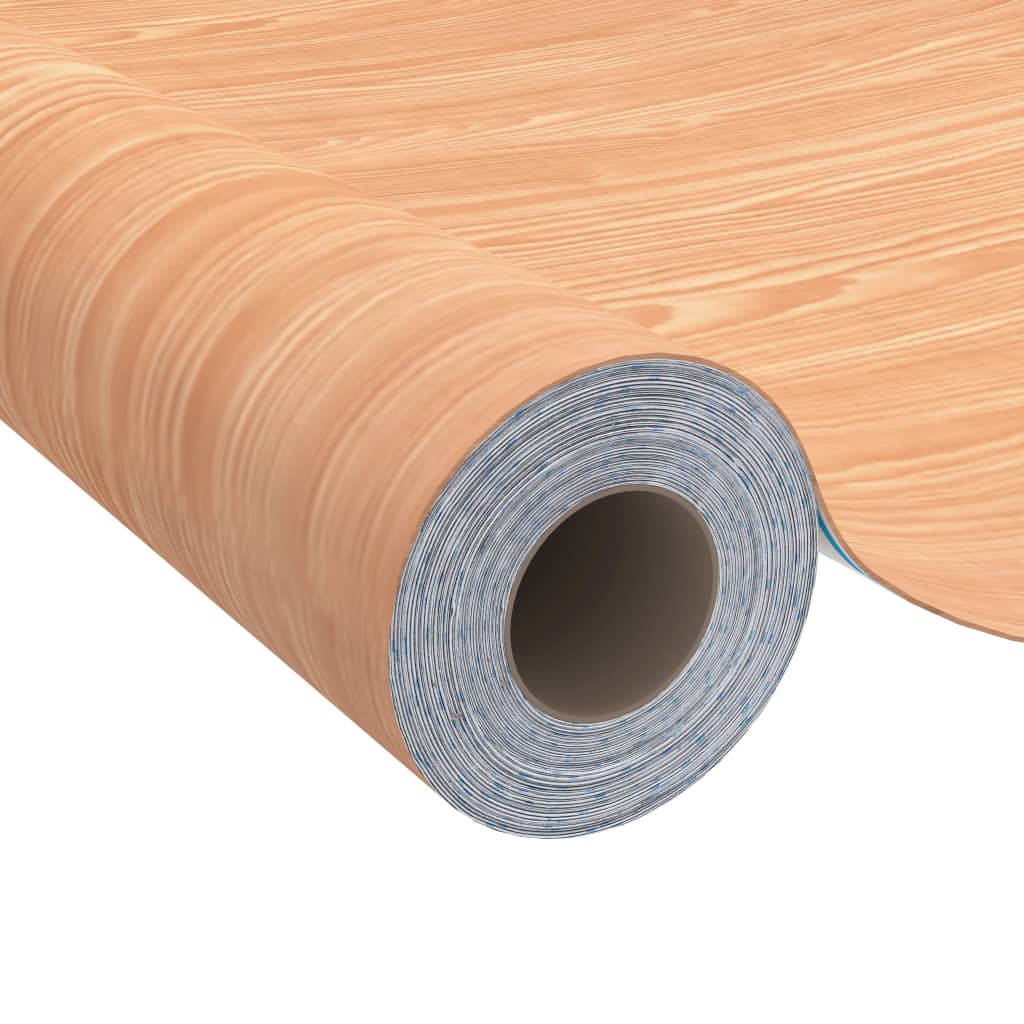 Vidaxl pohištvo olje samopodprti 500x90 cm PVC javor -obarvan