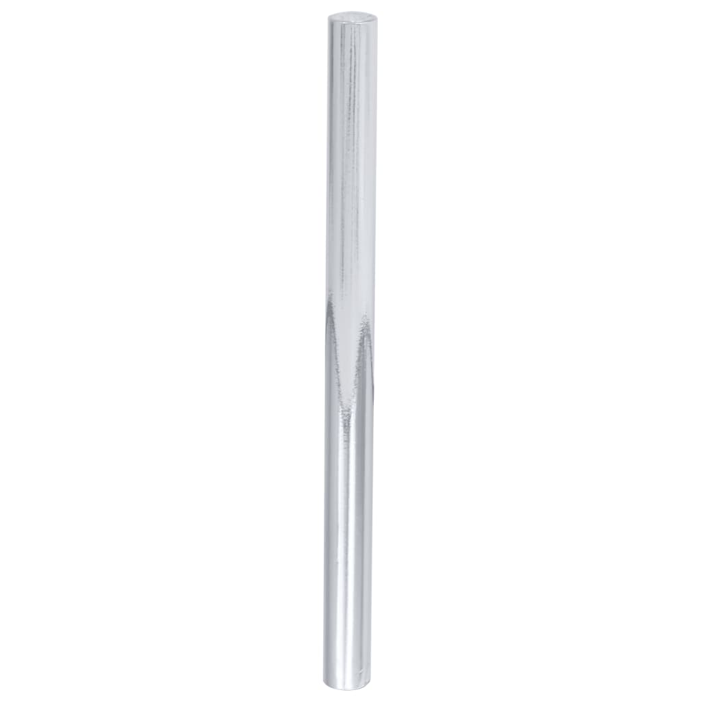 Vidaxl Furniture Oil Self -Adhesive 500x90 cm PVC High Gloss Silver Colored