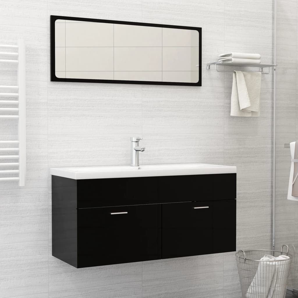 Vidaxl built -in wash table with tap 101x39x18 cm ceramic white