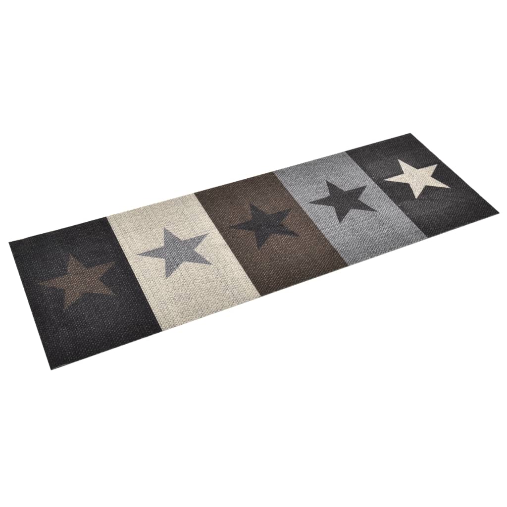 Vidaxl Kitchen mat washable Star 45x150 cm