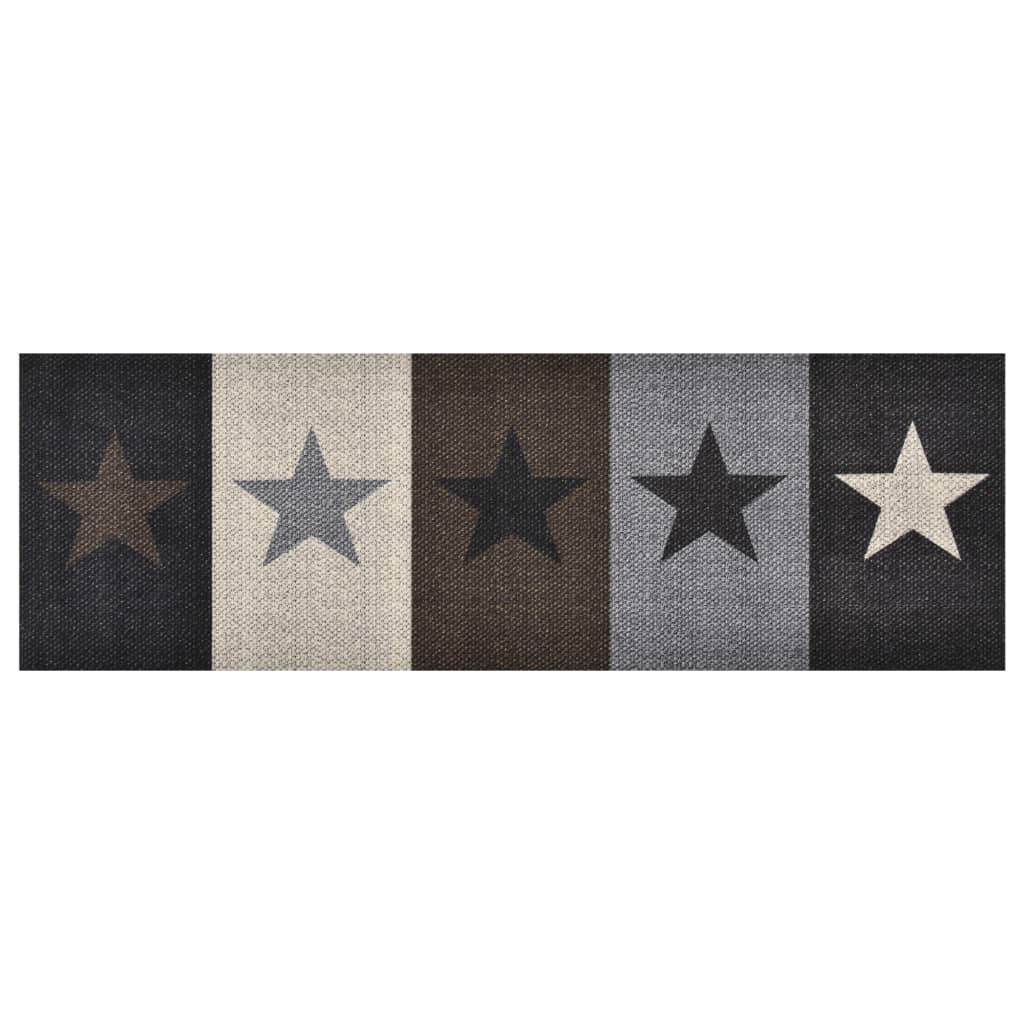 Vidaxl Kitchen mat washable Stars 60x300 cm