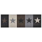 Vidaxl Kitchen mat washable Stars 60x300 cm