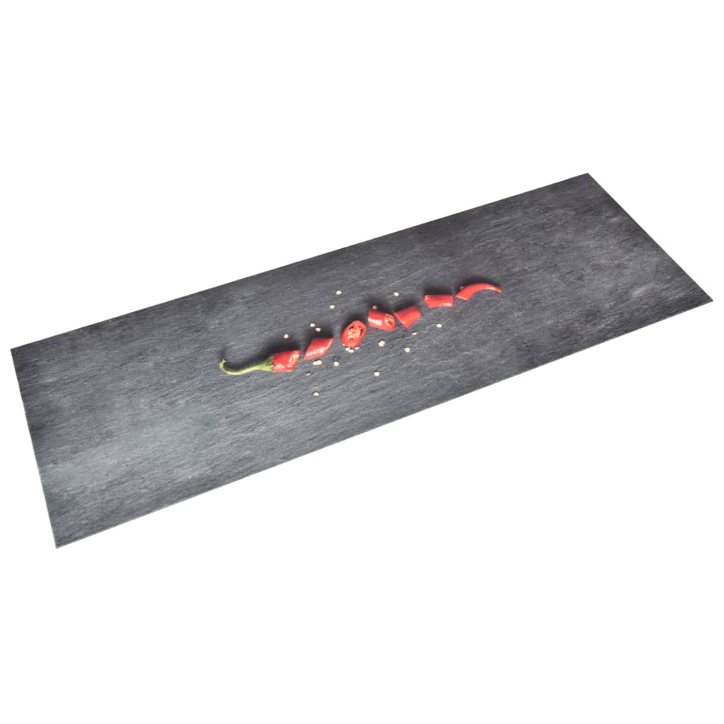 Vidaxl Cuisine tapis lavable poivre 45x150 cm