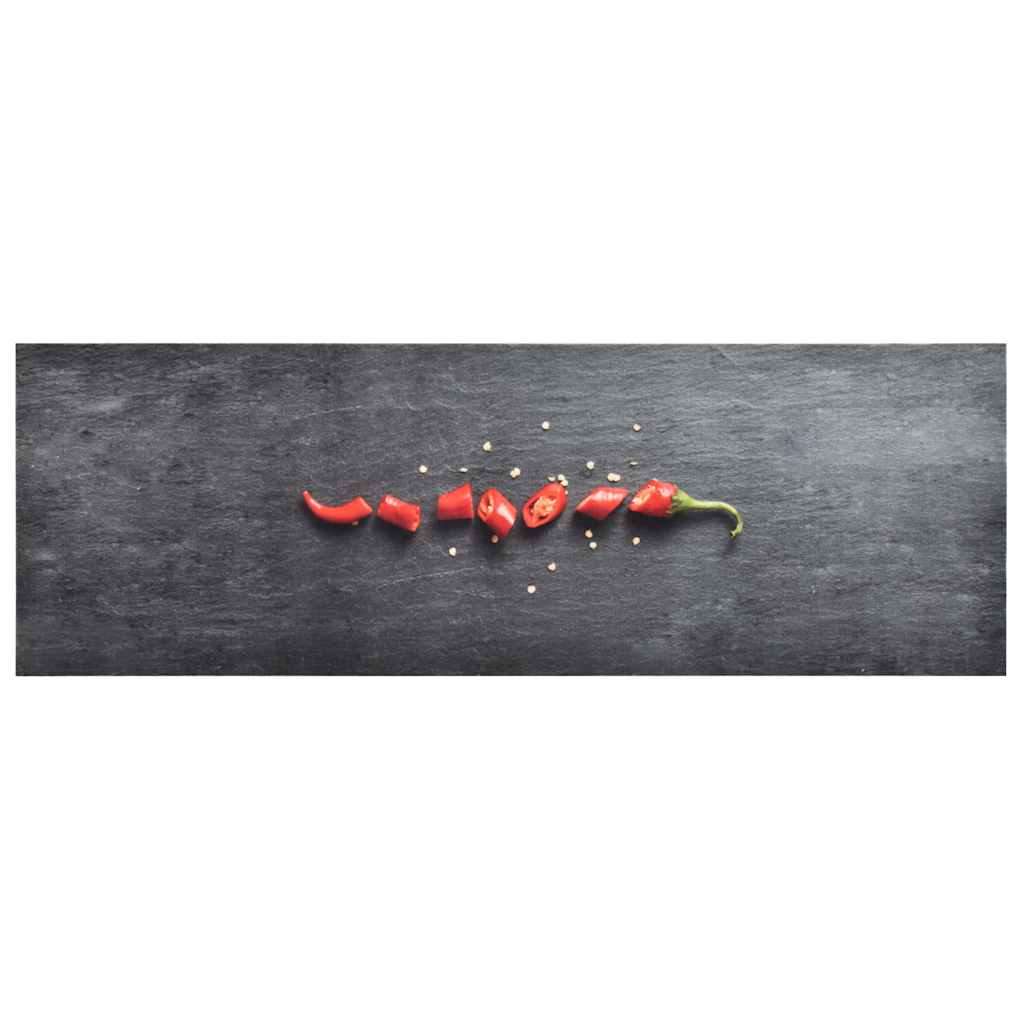 Vidaxl Kitchen mat washable Pepper 60x180 cm