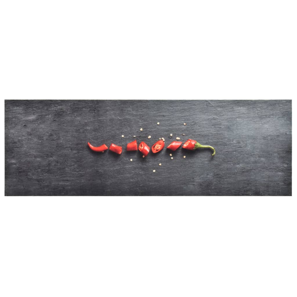 Vidaxl Kitchen mat washable Pepper 60x180 cm