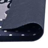 Vidaxl Kitchen mat washable coffee 45x150 cm blue