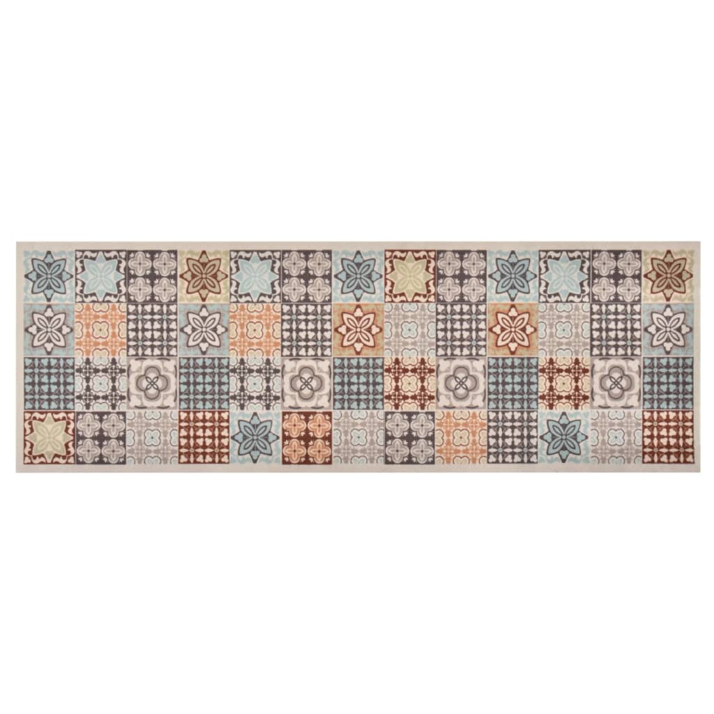 Vidaxl Kitchen mat washable Mosaic Color 45x150 cm