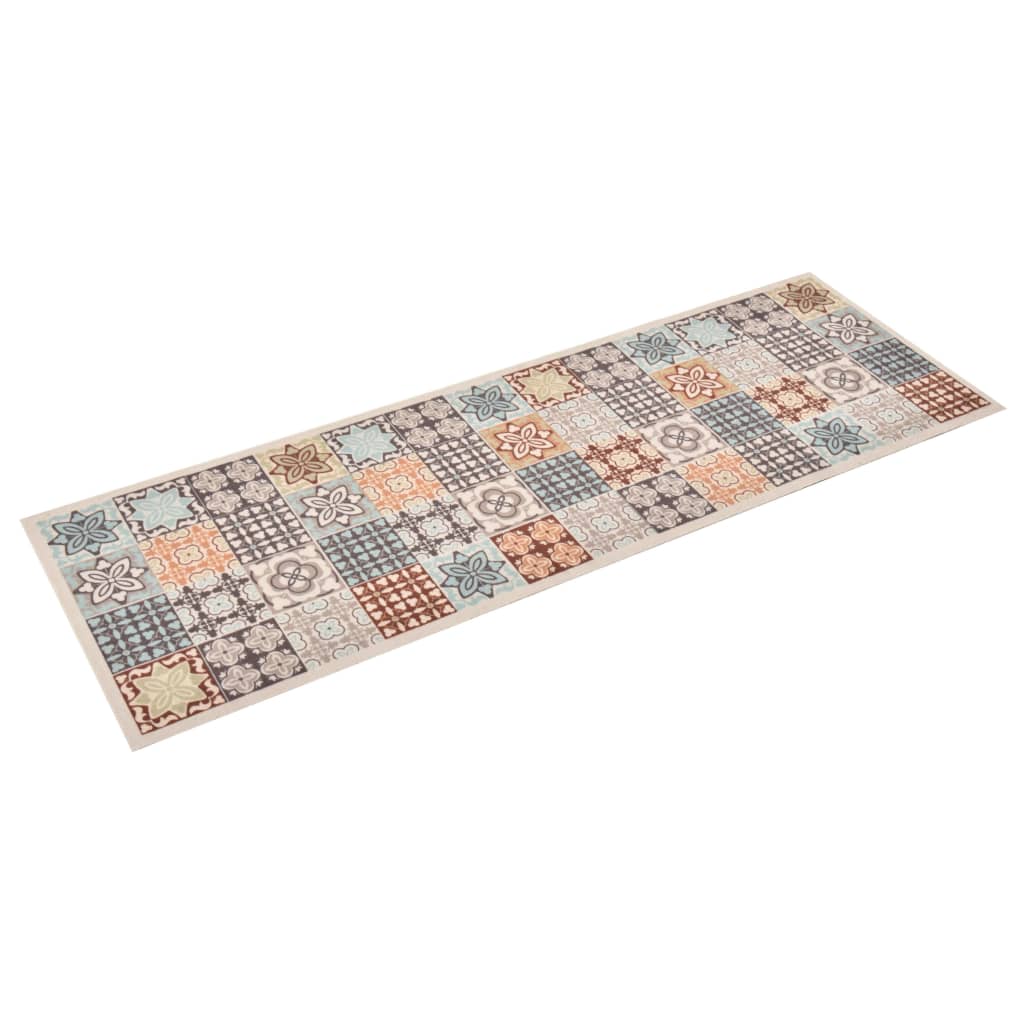 Vidaxl Kitchen mat washable Mosaic Color 45x150 cm