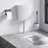 Vidaxl toilet floor with water supply at the bottom 3 6 l gray