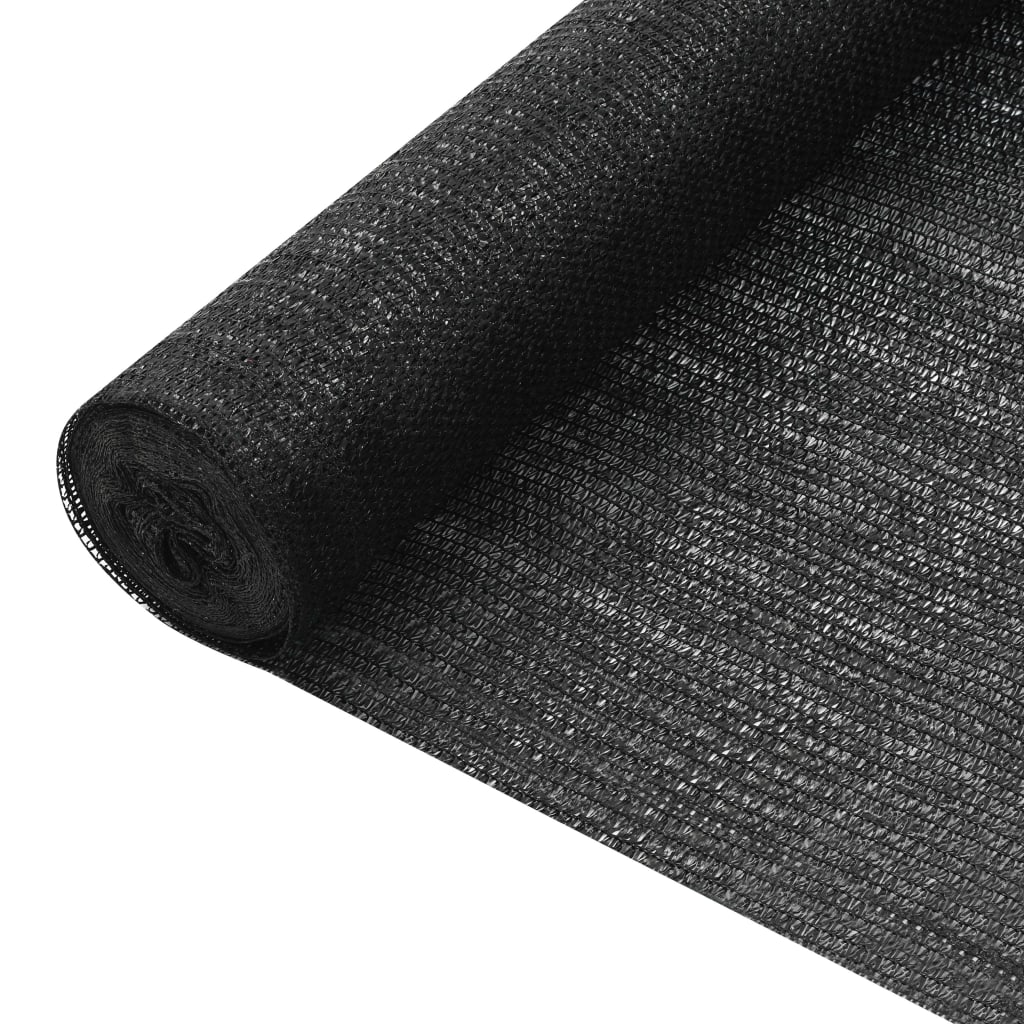Vidaxl PrivacyNet 75 g m² 1,5x25 m HDPE Sort