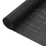 Vidaxl PrivacyNet 75 g m² 1,5x25 m HDPE Sort