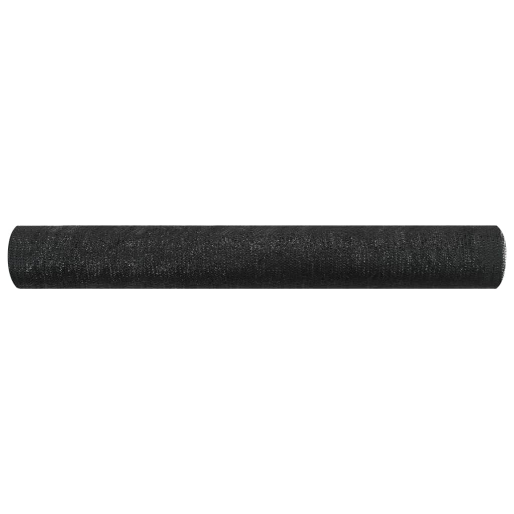 Vidaxl PrivacyNet 75 g m² 1,5x25 m HDPE Sort