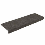 Vidaxl stair mats self -adhesive 15 pieces 65x21x4 cm anthracite rectangular edge
