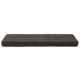 Vidaxl stair mats self -adhesive 15 pieces 65x21x4 cm anthracite rectangular edge