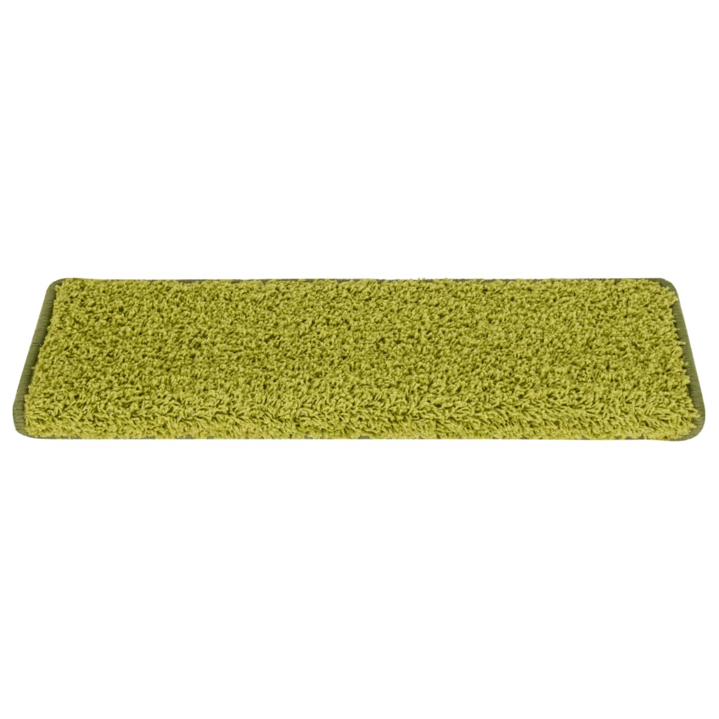 Vidaxl stair mats 15 st 65x21x4 cm green