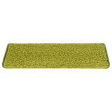 Vidaxl stair mats 15 st 65x21x4 cm green