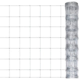 Vidaxl Hek 50x1 m Galvanized steel silver colored