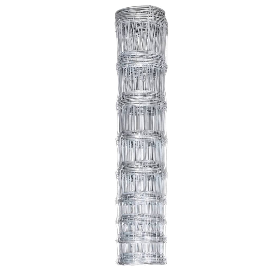 Vidaxl HEK 50x1,2 m pocinkano jekleno srebrno obarvano