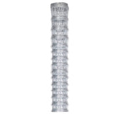 Vidaxl hek 50x1,6 m galwanizowany stalowy srebrny kolor