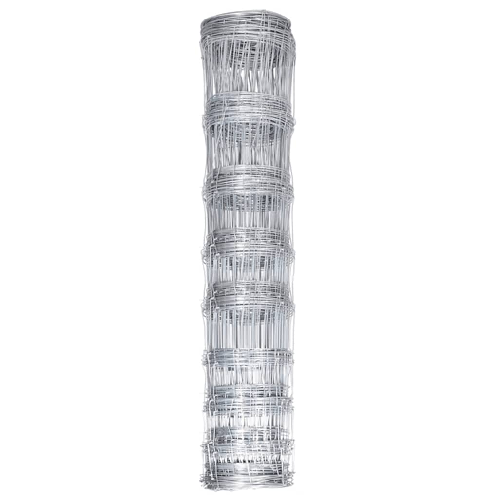 Vidaxl HEK 50x1,2 m pocinkano jekleno srebrno obarvano