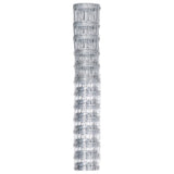 Vidaxl hek 50x1,25 m Galvanisé en acier argent coloré
