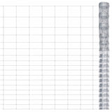 Vidaxl hek 50x1,25 m Galvanisé en acier argent coloré