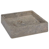 Vidaxl Sink 40x40x10 cm Marmorgrau