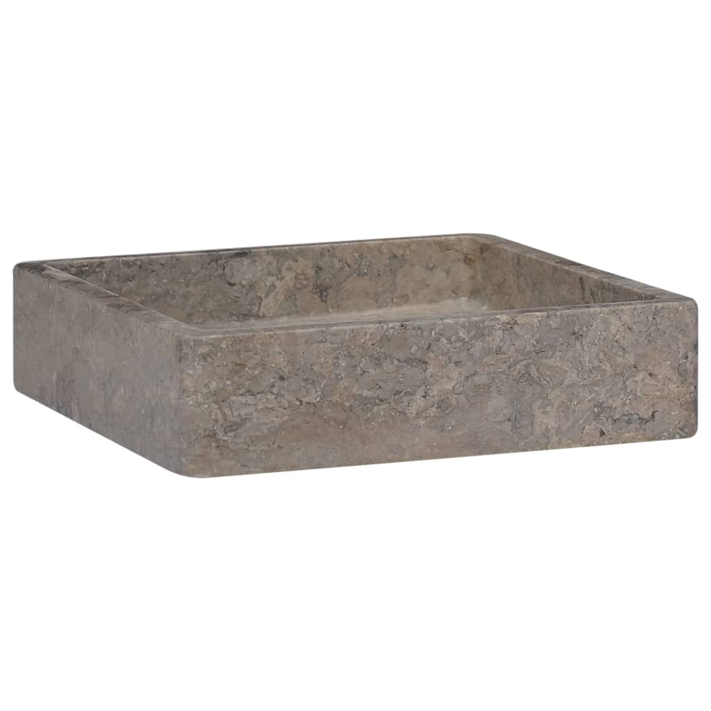 Vidaxl Sink 40x40x10 cm Marmorgrau