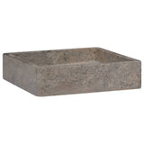 Vidaxl Sink 40x40x10 cm Marmorgrau