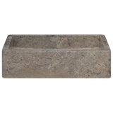 Vidaxl Sink 40x40x10 cm Marmorgrau