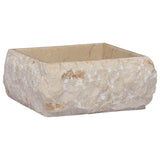 Vidaxl Sink 30x30x13 cm Crema di marmo