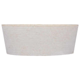 Vidaxl gootsteen ø40x15 cm marmer crèmekleurig