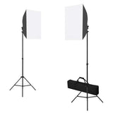 Vidaxl Photo Studio Set con lampade softbox, sfondo e riflettore