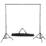 Vidaxl Photo Studio Set con lampade, ombrelli, sfondo e riflettore