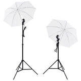 Vidaxl Photo Studio Set s lampami, deštníky, pozadím a reflektorem