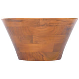 Vidaxl Washbasin Ø40x20 cm Teak solido