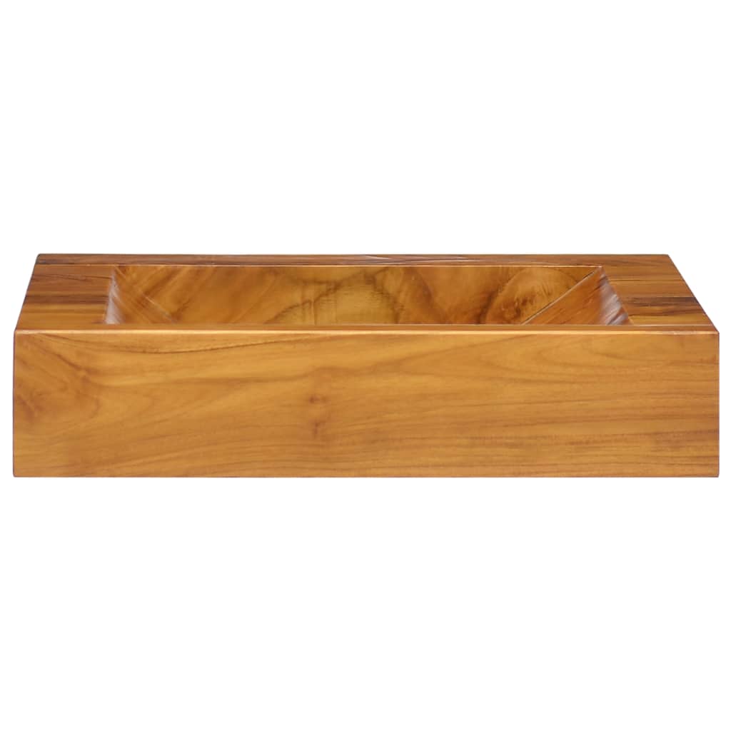 VidaXL Washbasin 50x35x10 cm Solid teak