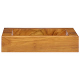 VidaXL Washbasin 50x35x10 cm Solid teak